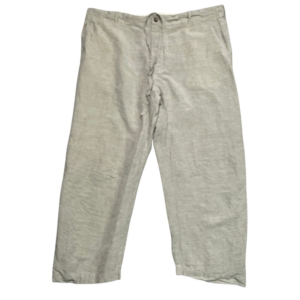 Forme 3'3204322896 Pants Womens Large Linen Blend Lagenlook Luxury Classic